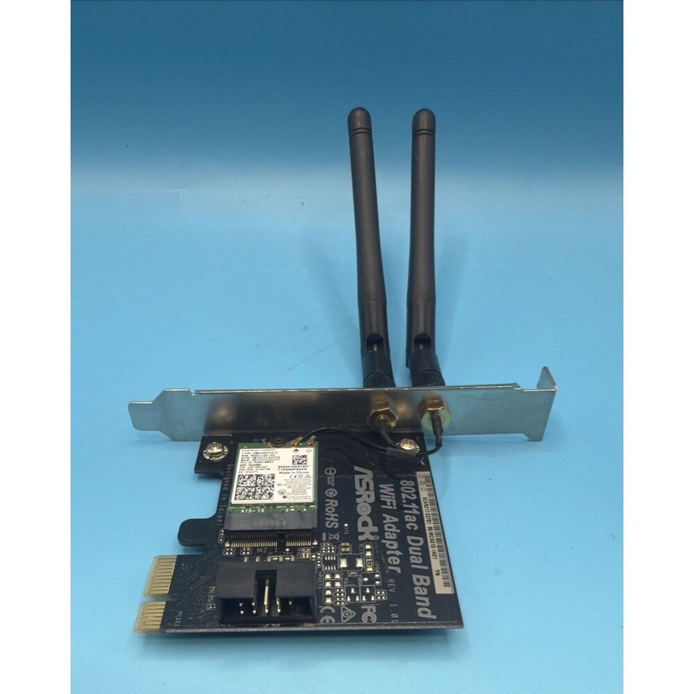 ASRock 802.11ac Dual Band WiFi PCI Express Adapter 80-MCA010-1A01